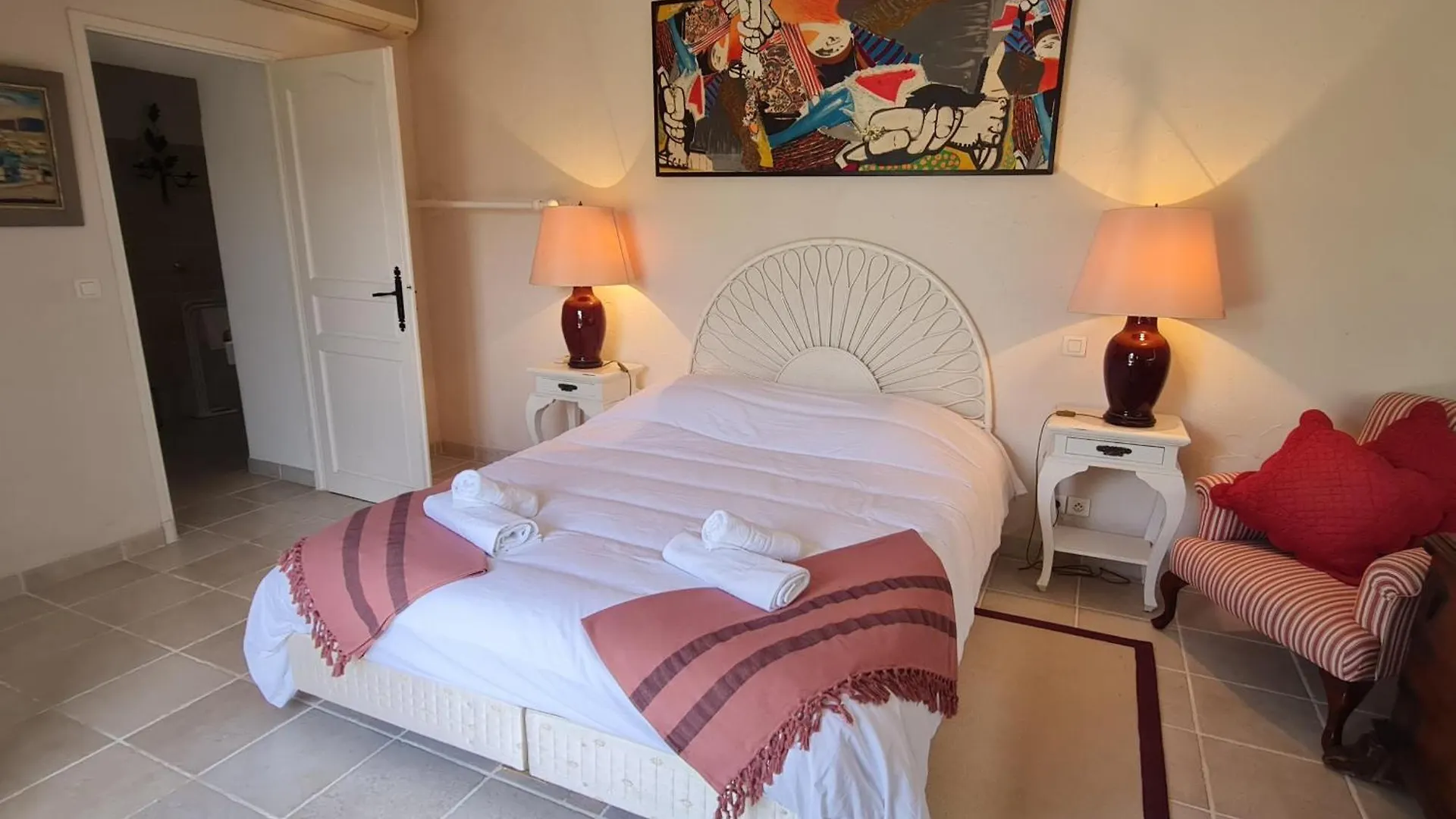 גרימו Villa 5 Pieces + 2 Chambres Independantes - Piscine Privee, Jardin, Climatisation, Wi-Fi - Fr-1-780-79 0*,